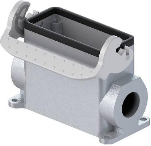 Wieland Electric Gehäuseunterteil 76.331.4035.1 in Grau aus Aluminium - Bild 1