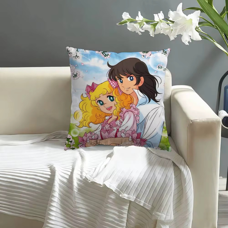 KAYOU Anime C-candy Kissenhülle im quadratischen Design, Mehrfarbig, B/T/H: 30 x 30 x 30 cm - Bild 3