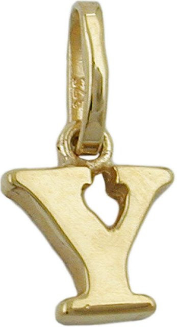 Paolo Renzo Buchstabenanhänger, 375 Gold, 8x6,5mm, Unisex - Bild 1