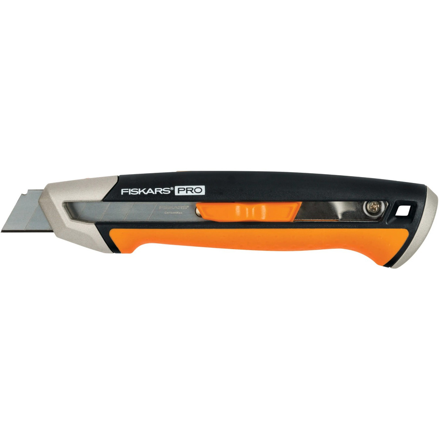 Fiskars CarbonMax Cuttermesser mit 18 mm Abbrechklingen in Orange-Schwarz - Bild 2