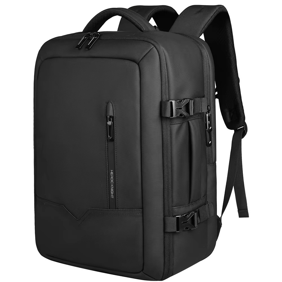 HK Reise-Boarding-Rucksack als multifunktionale 17-Zoll-Laptoptasche in Schwarz - Bild 7