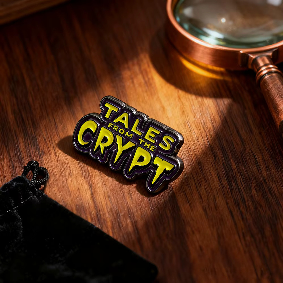 Tales From Thecrypt Logo Emaille Pin Brosche, Unisex - Bild 2
