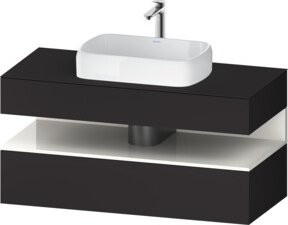 Duravit Waschtischunterschrank Qatego in Grau, B/T/H: 120 x 55 x 60 cm - Bild 1