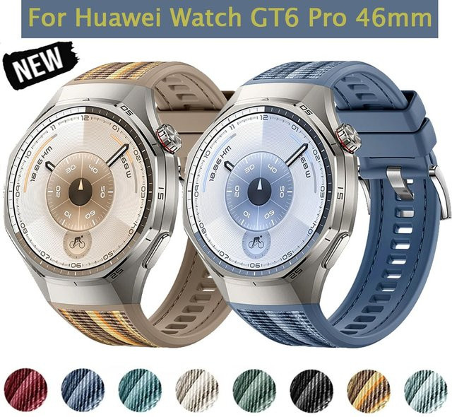 Huawei Uhrenarmband Silikon, Schwarz, Unisex - Bild 1