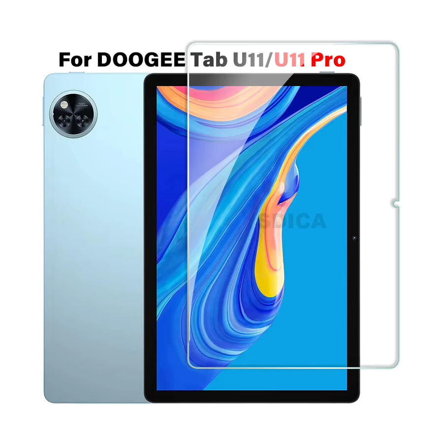 Doogee U11 Pro Displayschutzfolie aus gehärtetem Glas, transparent, 11,0 Zoll, kratzfest und HD-klar - Bild 7
