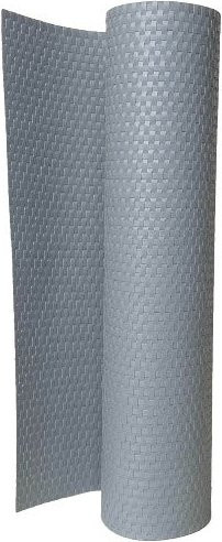 Workinghouse Polyrattan Sichtschutzstreifen für den Balkon in Anthrazit und Grau, B: 500 cm, H: 90 cm - Bild 1