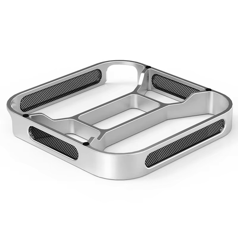 FEICHAO Desktop-Ständer für Mac Mini M4/M4 Pro aus Aluminiumlegierung in Silber - Bild 1
