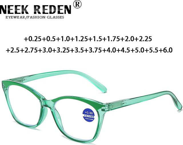 Cay Eye Lesebrille Cat-Eye, Kunststoff, Vollrand, grün, Unisex - Bild 1