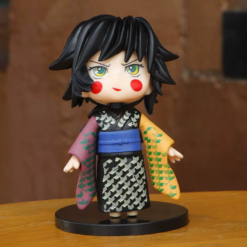 Bandai Demon Slayer Q-Version Kimono Anime Figuren, 5-teiliges Set - Bild 2