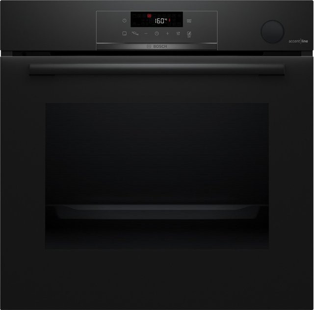Bosch Backofen mit Dampfunterstützung in Schwarz, 71 l, Einbaugerät mit Pyrolyse-Selbstreinigung, Breite: 59,4 cm - Bild 1