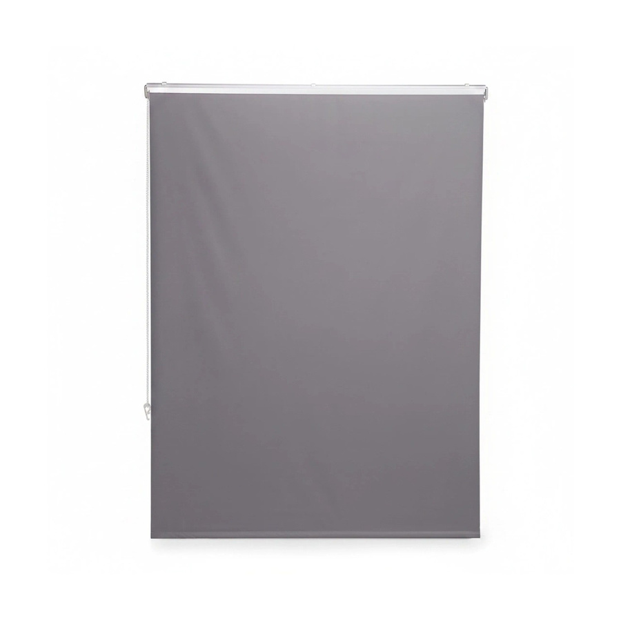 Relaxdays Duschrollo aus PVC in Grau, wasserabweisend und schnelltrocknend, B: 120 cm x H: 240 cm - Bild 2