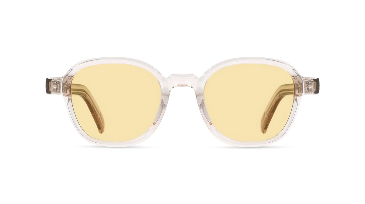 Fackelmann MF 049 SUN CL BEN Sonnenbrille, Vollrand, Panto, Acetat, Unisex, beige - Bild 1