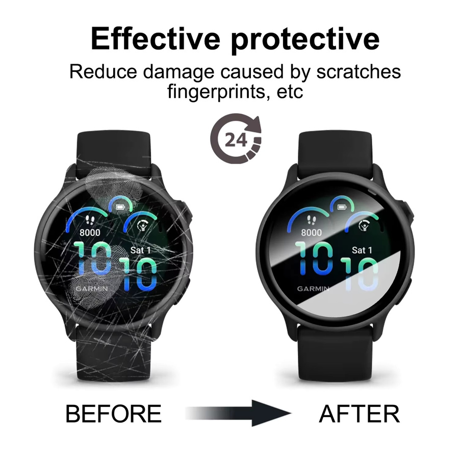 Garmin Vivoactive 6 Screen Protector, TPU, transparent - Bild 6