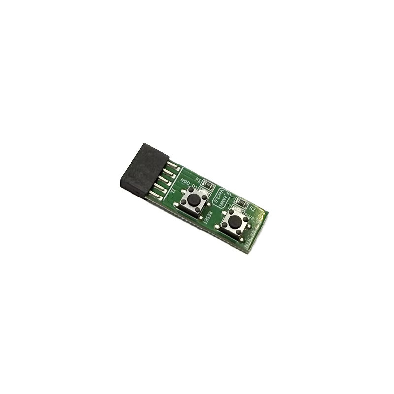 VORTNGLE 10-Pin Motherboard Adapterkarte für Reset- und Ein/Aus-Schalter zum Testen von Desktop-PCs - Bild 2