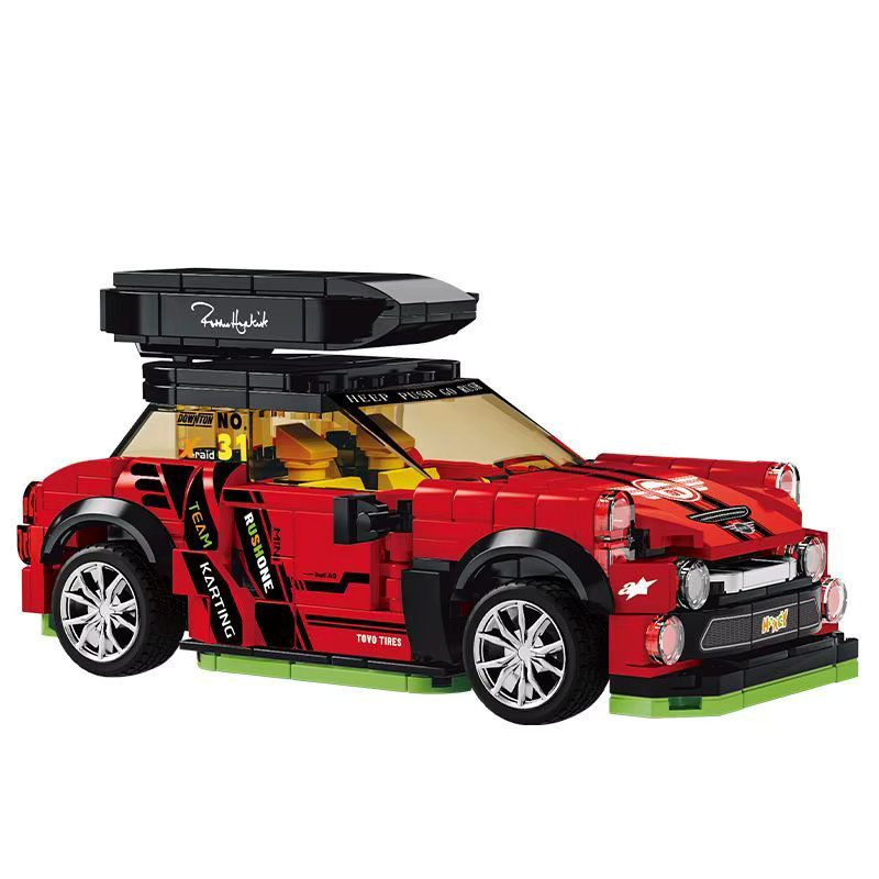 SEMBO BLOCK Technisches Rennwagen-Miniatur-Set, Bausatz, Experte - Bild 4