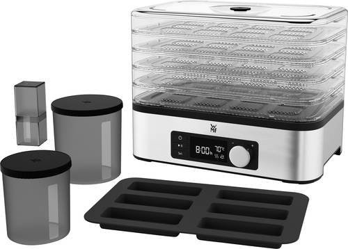 WMF Dörrautomat Snack to go in Silber und Transparent mit Edelstahl und Silikon - Bild 2