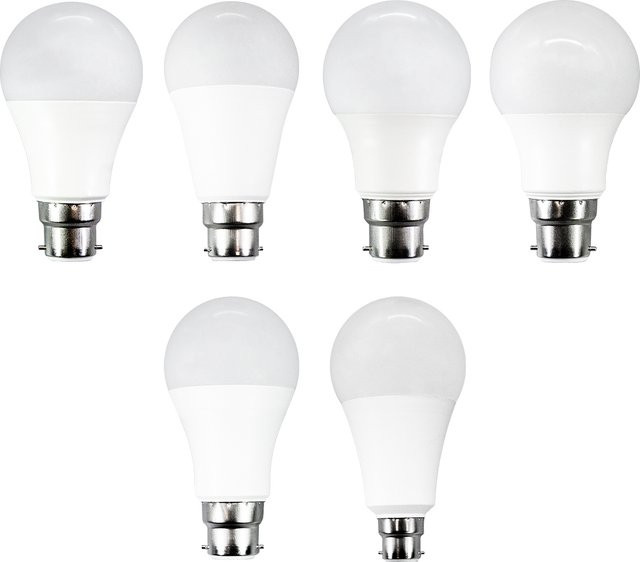 8er Set Gatetop LED Birnen B22 mit 6000K Tageslicht Weiß, flimmerfrei, AC220V-230V - Bild 1