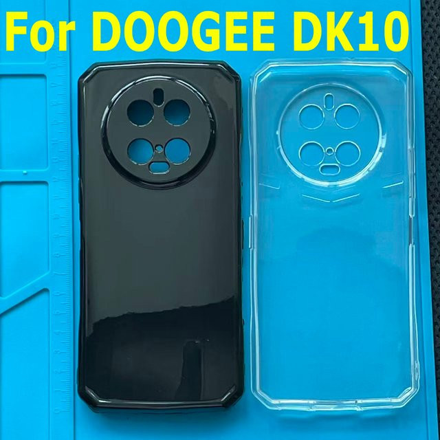 Hautfreundliche weiche Silikon-Handyhülle für DOOGEE DK10 in Transparent oder Schwarz - Bild 1