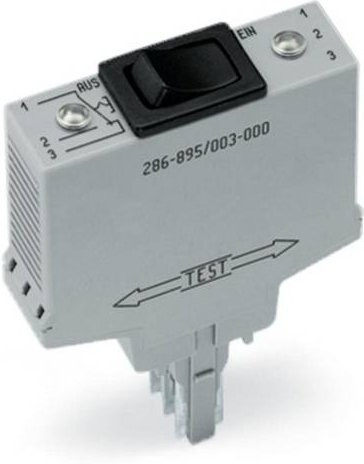 WAGO Schalterbaustein 286-896 in Grau passend für Wago 280-609, 280-619 und 280-763 - Bild 1