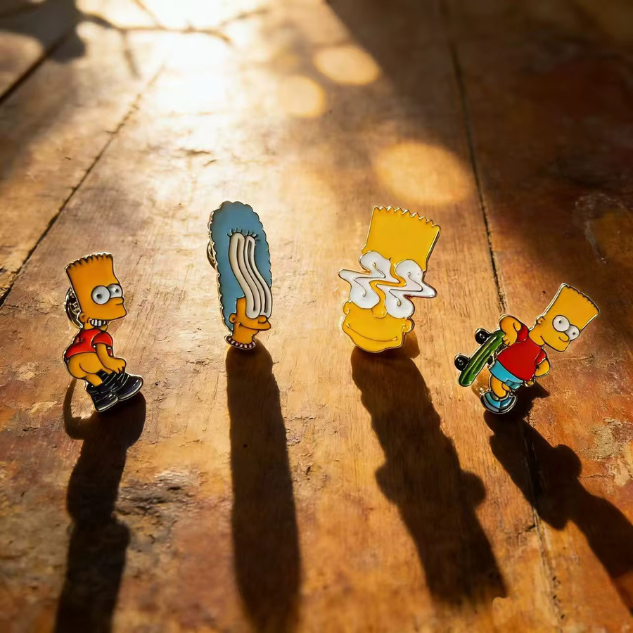 MINISO Anstecknadeln Simpsons, 4er-Set, Kinder - Bild 4