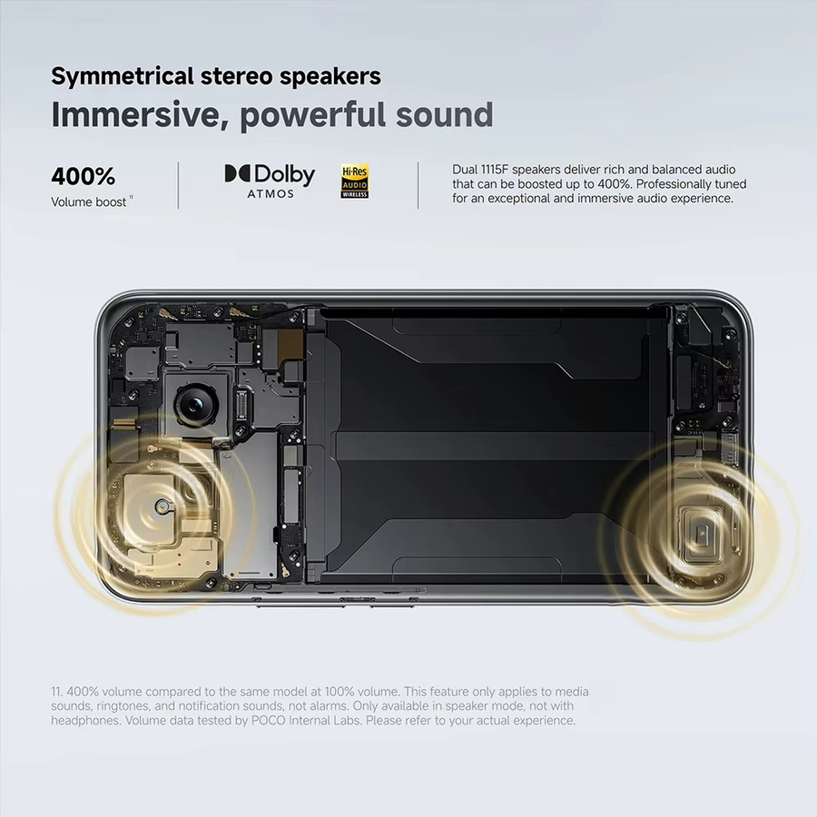 Xiaomi POCO M8 Pro 5G Smartphone Globale Version in Silber mit 6,83 Zoll Display, Snapdragon 7s Gen 4, 6500mAh Akku, 50MP Hauptkamera, 100W HyperCharge, Bluetooth und NFC - Bild 5