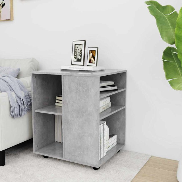 Rollschrank vidaXL in Betongrau mit modernem Design, B/T/H: 60 x 53 x 72 cm - Bild 2