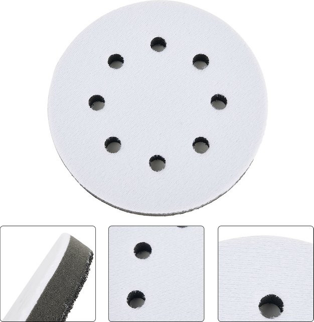 Bosch Interface Pad 125mm mit 8 Löchern als weicher Stützteller zum Schleifen und Polieren für Schleifmaschinen - Bild 1
