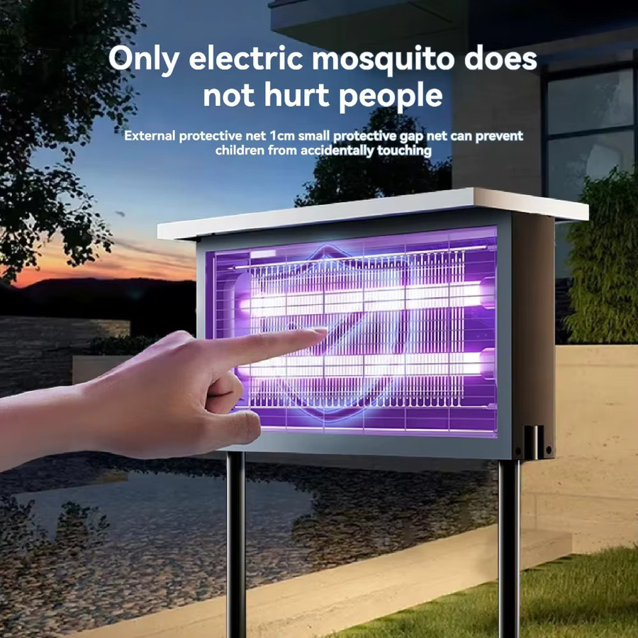 JOYINLED Solar-Mückenvernichtungslampe mit UV-Attraktion, wasserdichte IP65 Außenleuchte für Garten, Hof und Terrasse - Bild 2