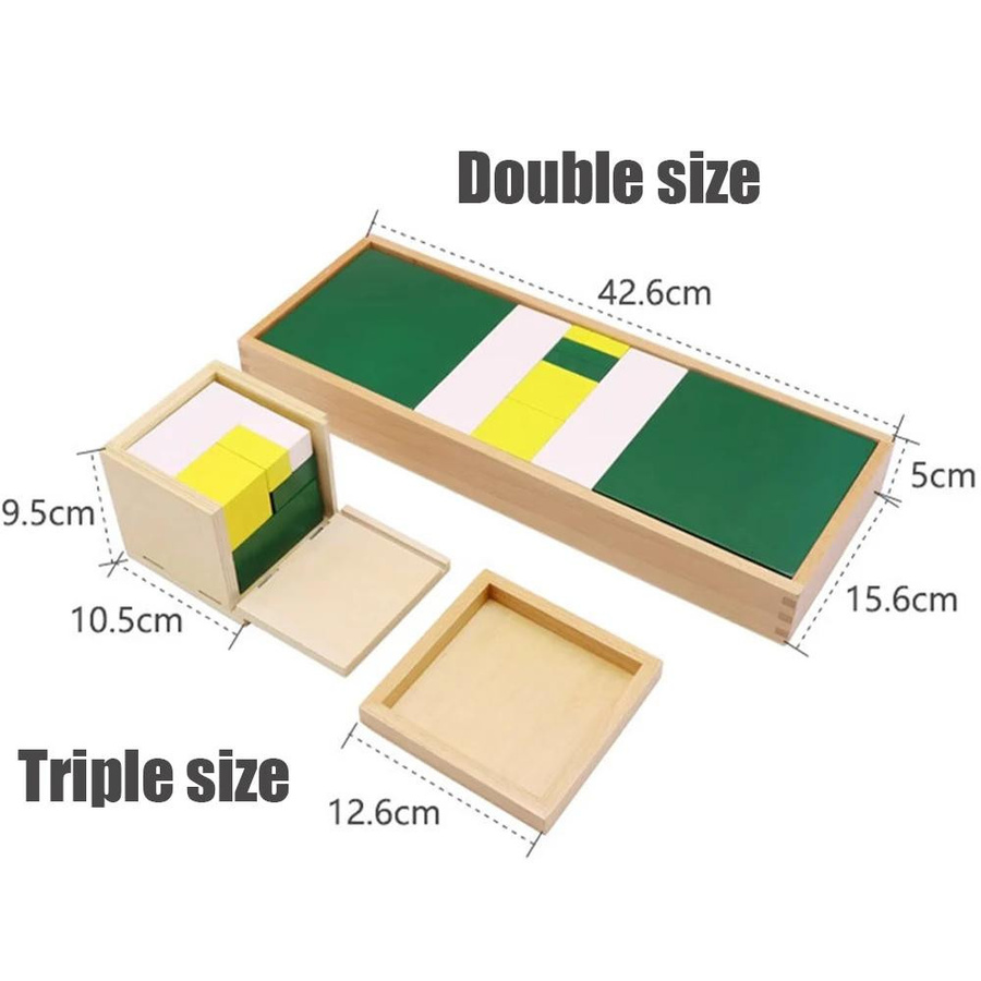 Yiran toy Montessori Mathe Lernbox Binomisches Trinom Lernspielzeug ab 3 Jahren - Bild 3