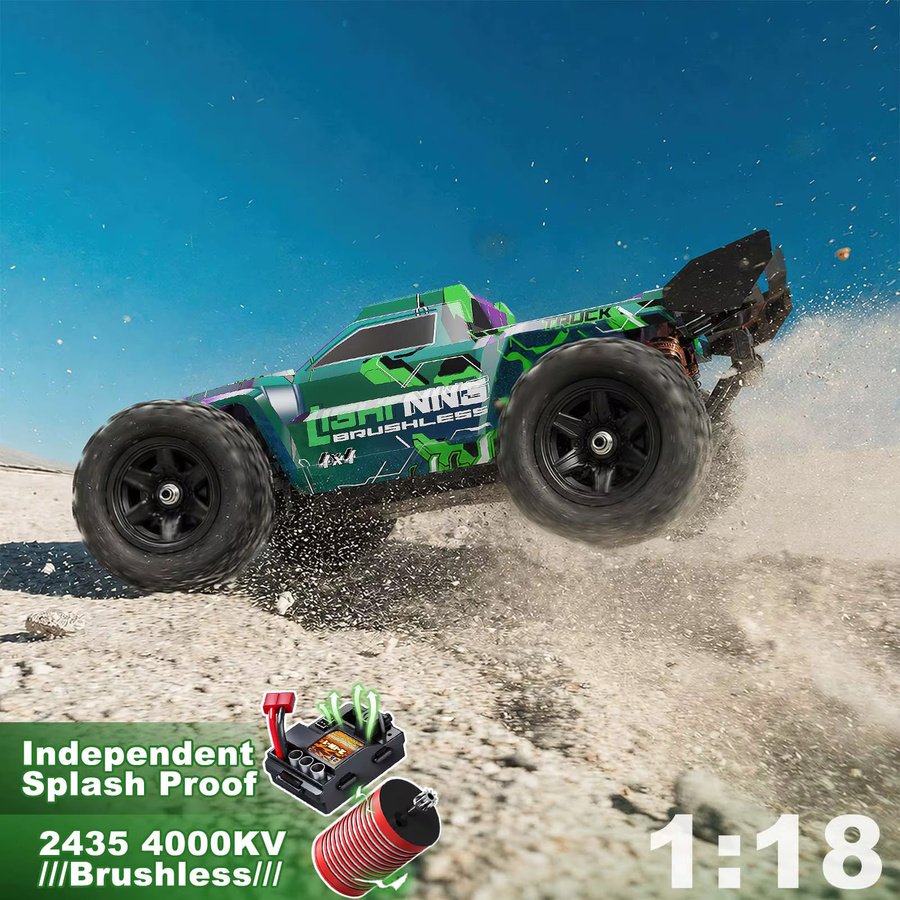 Womaqu RC-Truck, 1:18, bürstenlos, 4WD, Offroad RTR, ab 10 Jahren - Bild 5