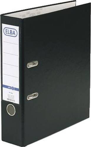 Elba Hefter Rado Basic DIN A4 in Schwarz mit 80 mm Rückenbreite - Bild 1