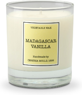 Cereria Molla Madagascar Vanilla Vegane Wachskerze im Glas, Weiß - Bild 1