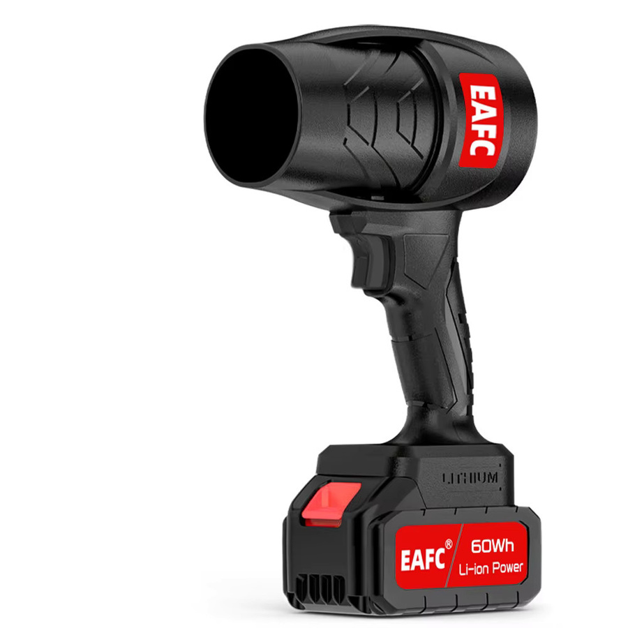 EAFC 3-in-1 Turbo-Jet-Lüfter 21 V kabellose Luftpistole als leistungsstarkes Staubblaswerkzeug in Schwarz - Bild 6