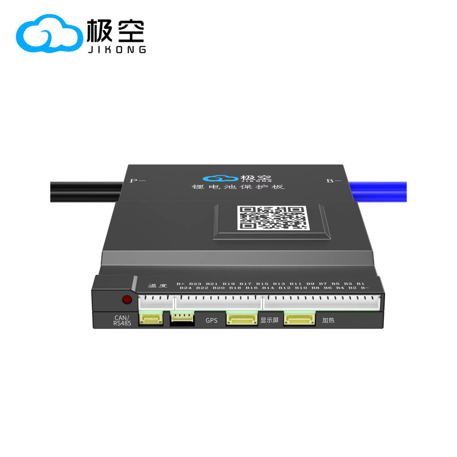 JIKONG JK BMS BD6A20S20P Bluetooth-Batteriemanagementsystem für Li-Ion, LTO, 18650 und LiFePO4-Speicher, 200 A, Schwarz - Bild 2