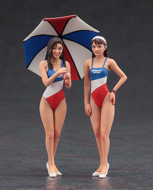 Hasegawa 90's Paddock Girls Figuren, Einzelfigur, 1:24 - Bild 1