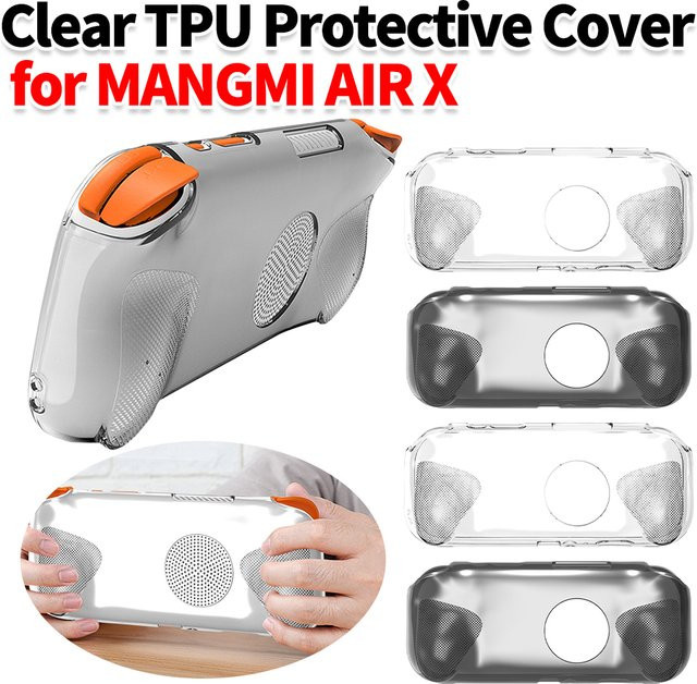 MANGMI AIR X Schutzhülle aus transparentem TPU mit ergonomischem Griff und stoßfestem Anti-Fall-Design - Bild 1