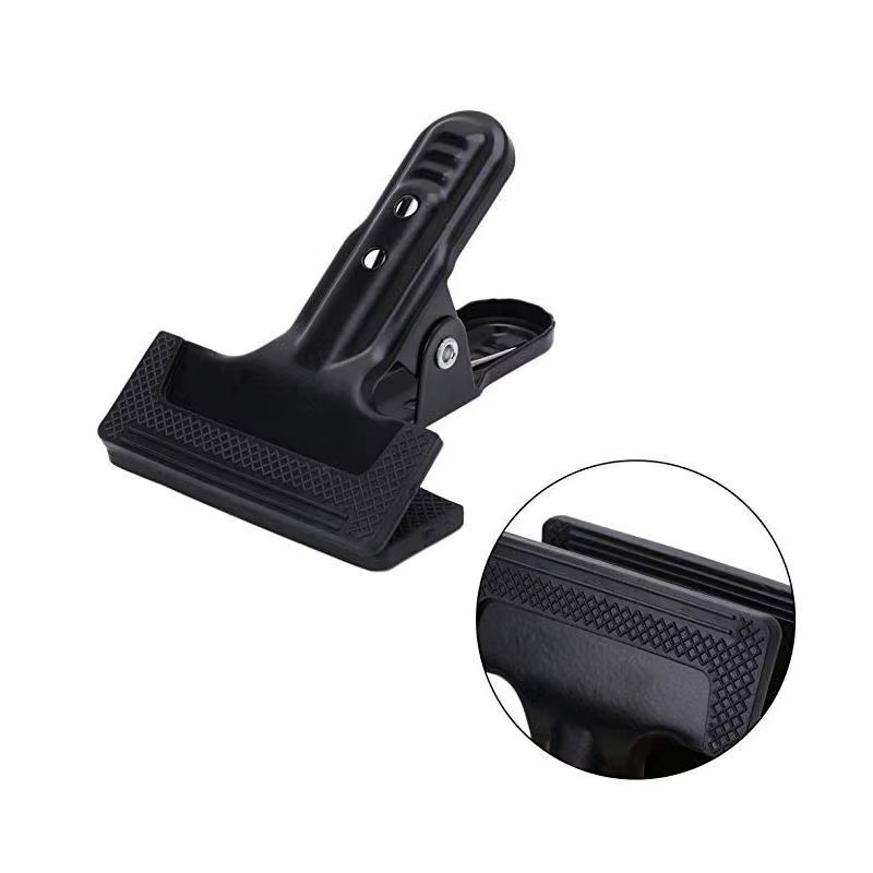 DIXSG Metall-Kamera-Clip-Klemme mit drehbarem Kugelkopf und 1/4 Zoll Gewindeschraube für Kamerastativ, SLR, DSLR und Action-Kamera, Schwarz - Bild 4