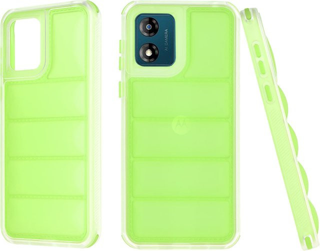 Techsuit Wave Shield Schutzhülle für Motorola Moto E13 in Grün - Bild 1