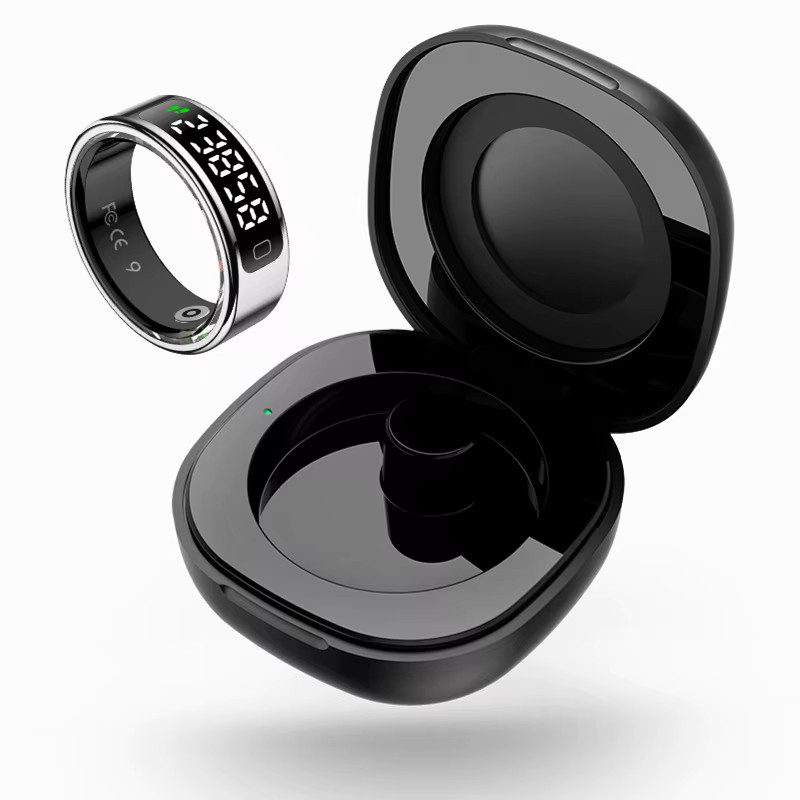 Timethinker R11C Smart Ring mit Display für Männer und Frauen in Silber mit Herzfrequenzmessung, Schlafmonitor und Wasserdichtigkeit für Android und iOS - Bild 6