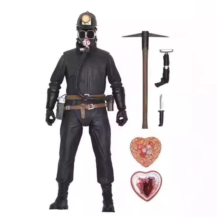 NECA My Bloody Valentine Ultimate Miner Actionfigur, Schwarz, Höhe: 18 cm - Bild 4