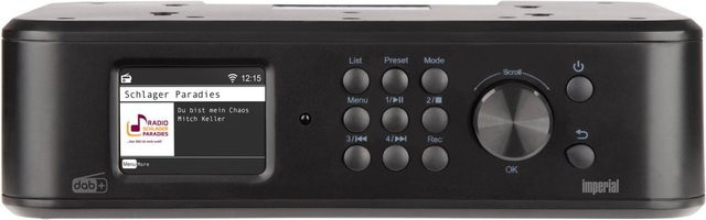 Imperial DABMAN i460 Internet Küchenradio in Schwarz mit DAB+, UKW und Bluetooth - Bild 1