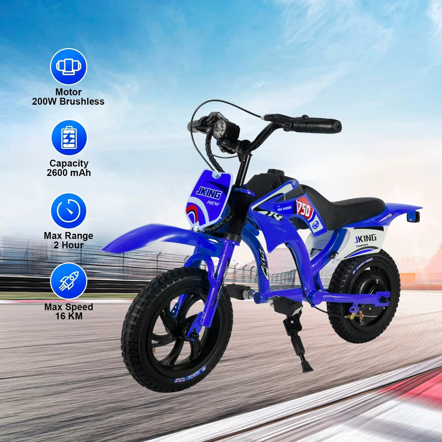 JKING C6 E-Motorrad, Elektromotorrad, 12-Zoll-Reifen, mit LCD-Display - Bild 4