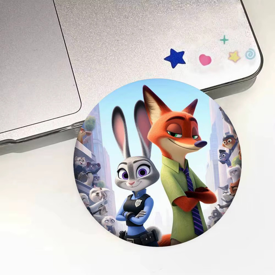 Brosche Zootopia 2, Emaille-Pin, rund - Bild 5