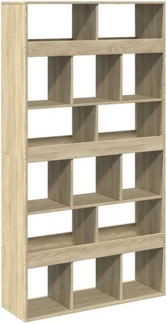 vidaXL Raumteiler aus Holzwerkstoff in Sonoma-Eiche, B/T/H: 100 x 33 x 187,5 cm - Bild 1
