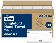 Tork Advanced Papierhandtücher Weiß, 2-lagig, Zick-Zack-Falzung, 15 Pack à 250 Stück, Breite: 24,8 cm, Länge: 23 cm - Bild 2