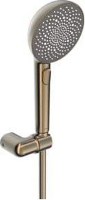 Hansa Handbrause-Set Aurelia in Bronze mit 3 Strahlarten und Anti-Kalk-Funktion, Durchmesser: 110 mm - Bild 1