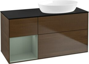 V&B Waschtischunterschrank Finion Wandbeleuchtung in lackierter Ausführung, Breite: 120 cm, Tiefe: 50,1 cm, Höhe: 50,1 cm - Bild 1