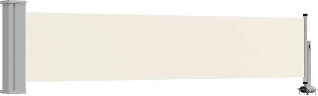vidaXL Ausziehbare Seitenmarkise aus Polyester und Stahl, Farbe: Beige, B/H: 300 x 60 cm - Bild 1