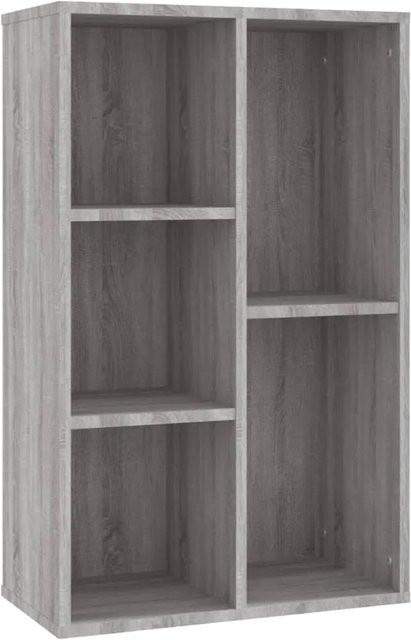 vidaXL Bücherregal Sideboard Grau aus Holzwerkstoff B/T/H: 50 x 25 x 80 cm - Bild 1