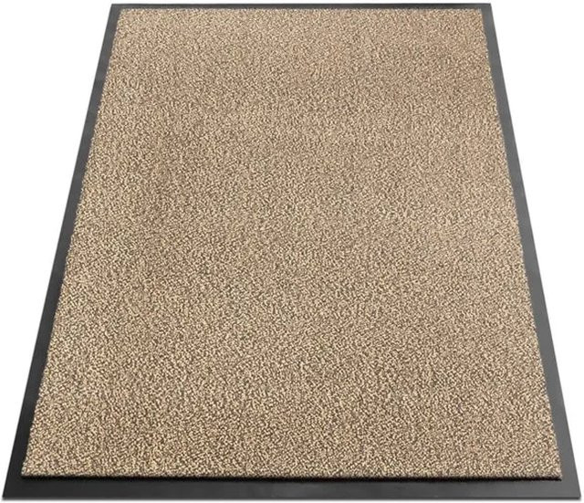 Karat Schmutzfangmatte SKY in Ocker-Schwarz, B/T: 90 x 120 cm - Bild 1